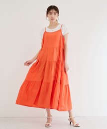 ティアードキャミワンピース