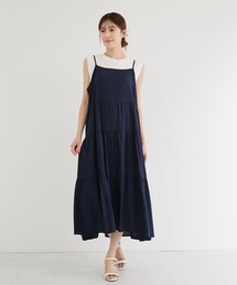 ティアードキャミワンピース