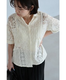 PATCHWORK LACE SHIRT