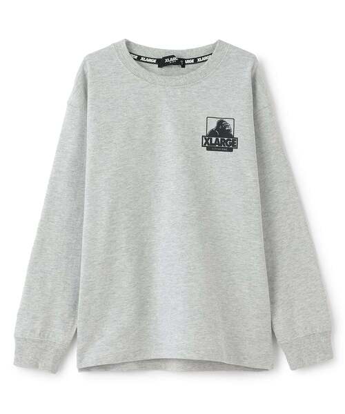 XLARGE KIDS(エクストララージキッズ)の「ビッグロゴ長袖Tシャツ(Tシャツ/カットソー・キッズ・ブラック/ブルー/トップグレー・80cm/90cm/100cm/140cm/110cm/120cm/130cm)」の3枚目の写真