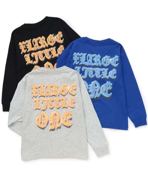 XLARGE KIDS(エクストララージキッズ)の「ビッグロゴ長袖Tシャツ(Tシャツ/カットソー・キッズ・ブラック/ブルー/トップグレー・80cm/90cm/100cm/140cm/110cm/120cm/130cm)」の9枚目の写真