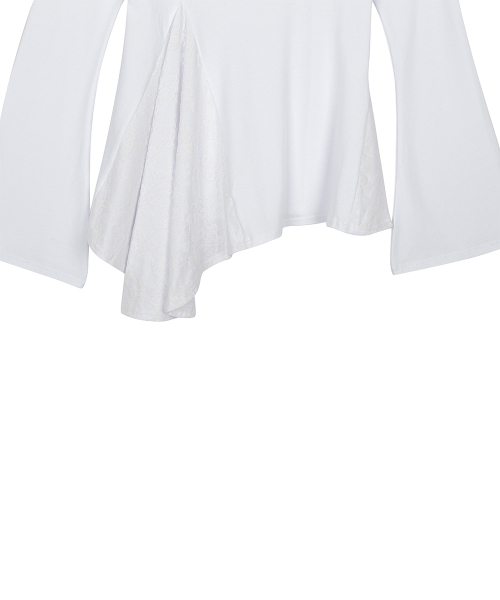 LUVISTRUE(ラヴイズトゥルー)の「RL LAYERED LACE TEE(WHITE)(Tシャツ/カットソー・レディース・その他・FREE)」の5枚目の写真