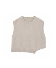 Unbalanced Knit Vest (6colors)