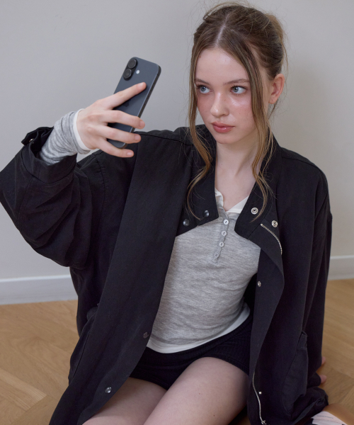 ROSEFRANTZ（ロゼフランツ）の「Overfit Padded Field Jacket [Black]（その他アウター・レディース・ブラック・OS）」の16枚目の写真