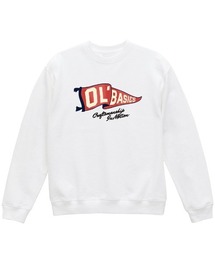 Ol' Basics(オール・ベーシックス) トレーナー スウェット フラッグイラスト ロゴ プリント 裏毛 トップス メンズ ユニセックス