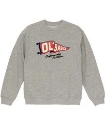Ol' Basics(オール・ベーシックス) トレーナー スウェット フラッグイラスト ロゴ プリント 裏毛 トップス メンズ ユニセックス