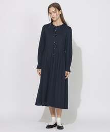 バックチェックフレアワンピース