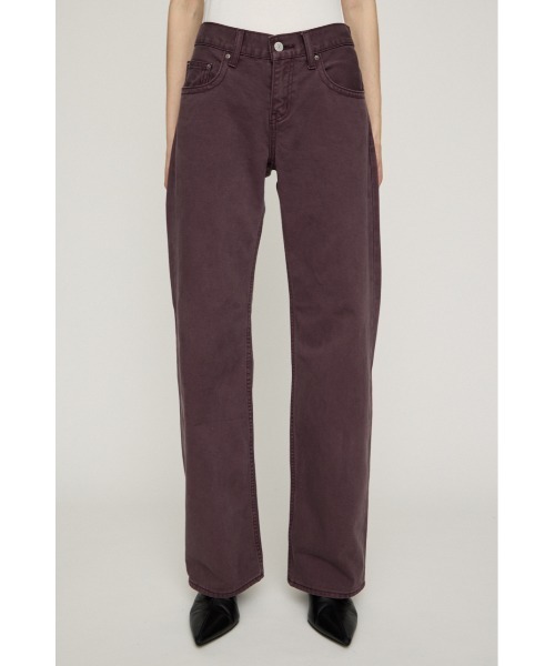 SLY（スライ）の「L/W WIDE STRAIGHT DENIM PT ローウエストワイドストレートデニムパンツ 秋服（デニムパンツ・レディース・ダークブルー/ダークパープル・1/2/0）」の15枚目の写真