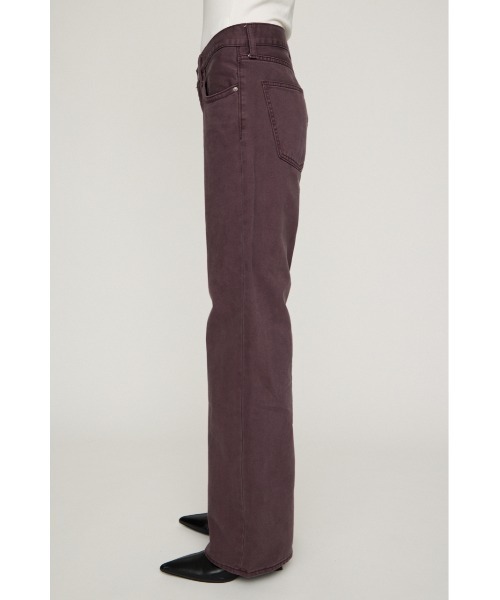 SLY（スライ）の「L/W WIDE STRAIGHT DENIM PT ローウエストワイドストレートデニムパンツ 秋服（デニムパンツ・レディース・ダークブルー/ダークパープル・1/2/0）」の16枚目の写真