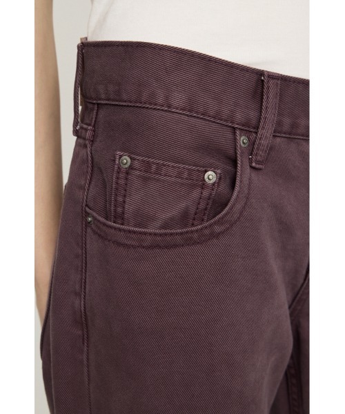 SLY（スライ）の「L/W WIDE STRAIGHT DENIM PT ローウエストワイドストレートデニムパンツ 秋服（デニムパンツ・レディース・ダークブルー/ダークパープル・1/2/0）」の19枚目の写真