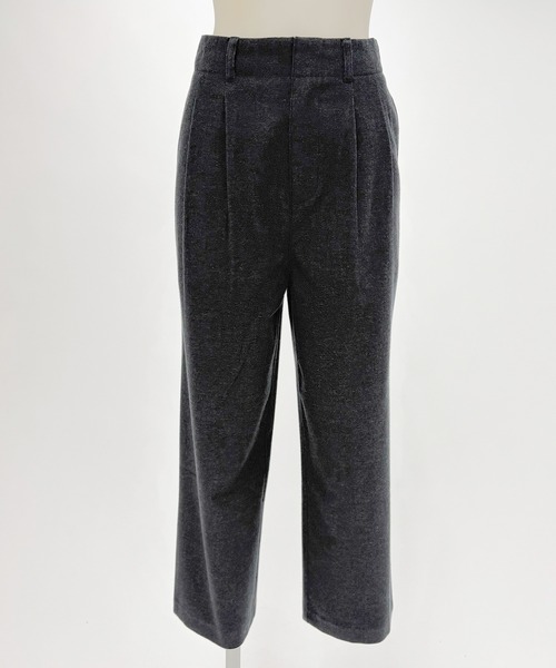 mil(ミル)の「ウールライク ダブルタックパンツ【588227】(スラックス・レディース・ダークブラウン/チャコールグレー/ブラウン系・M-Regular/M-Short/S-Regular/S-Short)」の17枚目の写真