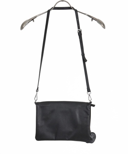 ADAM PATEK（アダムパテック）の「mko13959-w-r leather convertible clutch bag クラッチバッグ(AP2629021)（クラッチバッグ・メンズ・ブラック・FREE）」の8枚目の写真