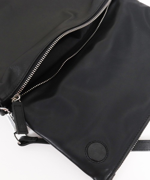 ADAM PATEK（アダムパテック）の「mko13959-w-r leather convertible clutch bag クラッチバッグ(AP2629021)（クラッチバッグ・メンズ・ブラック・FREE）」の17枚目の写真
