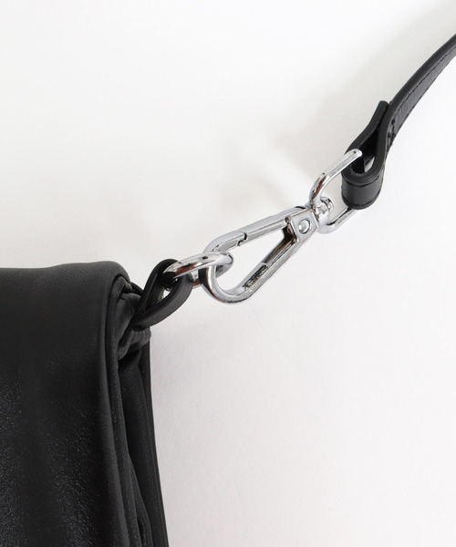 ADAM PATEK（アダムパテック）の「mko13959-w-r leather convertible clutch bag クラッチバッグ(AP2629021)（クラッチバッグ・メンズ・ブラック・FREE）」の18枚目の写真
