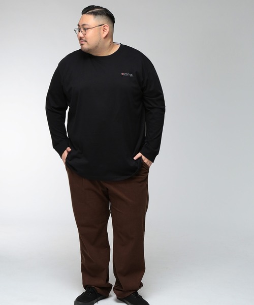 OUTDOOR PRODUCTS(アウトドアプロダクツ)の「Tシャツ 長袖 メンズ 大きいサイズ 天竺 アウトドアバックプリント クルーネック ロングスリーブ カットソー OUTDOOR PRODUCTS (アウトドアプロダクツ)(Tシャツ/カットソー・メンズ・ブラック/ベージュ・3L/4L/5L)」の5枚目の写真