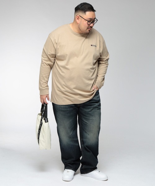 OUTDOOR PRODUCTS(アウトドアプロダクツ)の「Tシャツ 長袖 メンズ 大きいサイズ 天竺 アウトドアバックプリント クルーネック ロングスリーブ カットソー OUTDOOR PRODUCTS (アウトドアプロダクツ)(Tシャツ/カットソー・メンズ・ブラック/ベージュ・3L/4L/5L)」の13枚目の写真
