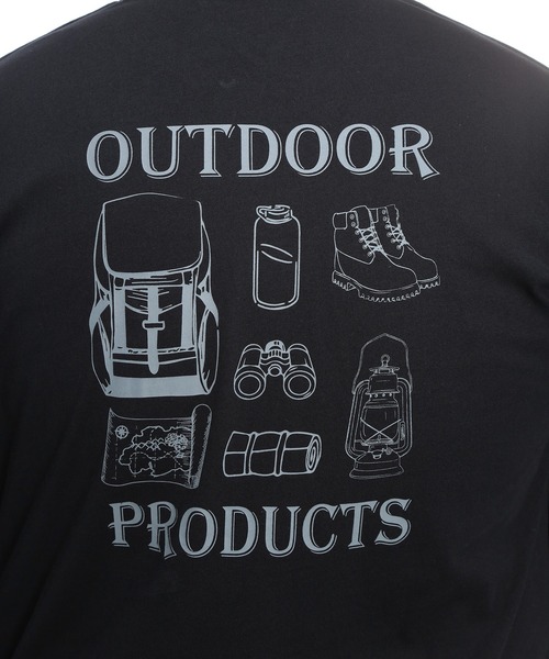 OUTDOOR PRODUCTS(アウトドアプロダクツ)の「Tシャツ 長袖 メンズ 大きいサイズ 天竺 アウトドアバックプリント クルーネック ロングスリーブ カットソー OUTDOOR PRODUCTS (アウトドアプロダクツ)(Tシャツ/カットソー・メンズ・ブラック/ベージュ・3L/4L/5L)」の17枚目の写真
