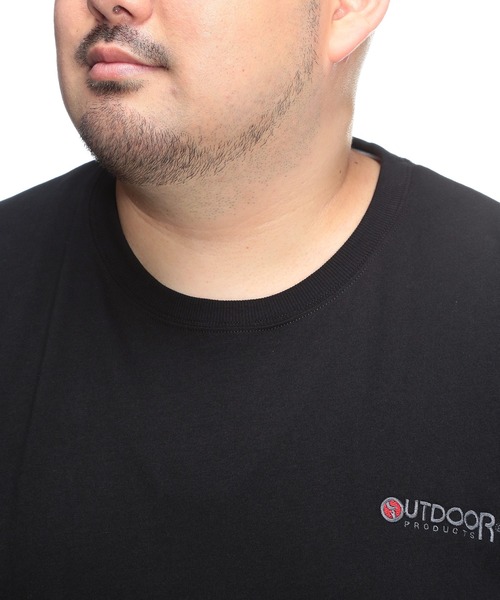 OUTDOOR PRODUCTS(アウトドアプロダクツ)の「Tシャツ 長袖 メンズ 大きいサイズ 天竺 アウトドアバックプリント クルーネック ロングスリーブ カットソー OUTDOOR PRODUCTS (アウトドアプロダクツ)(Tシャツ/カットソー・メンズ・ブラック/ベージュ・3L/4L/5L)」の18枚目の写真
