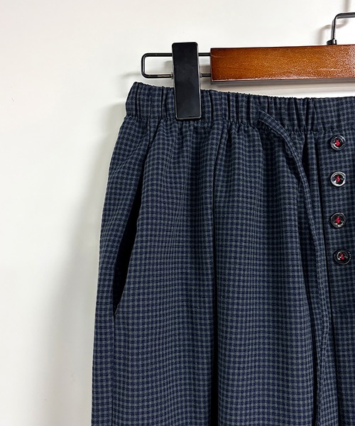 Doux Belle(ドゥーベル)の「千鳥格子柄ウエストデザインワイドパンツ(その他パンツ・レディース・ブラック/ネイビー・FREE)」の17枚目の写真