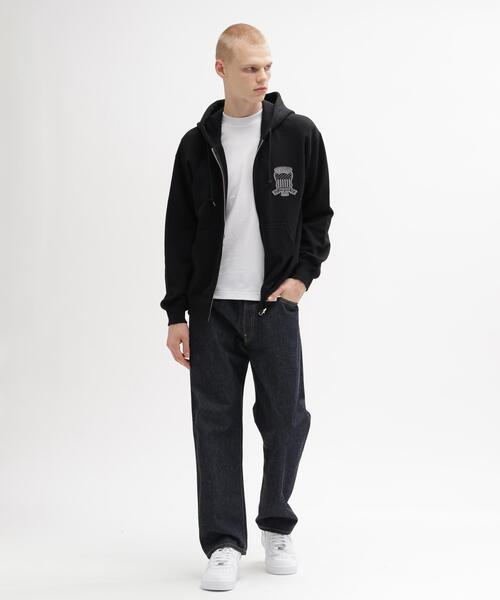 AVIREX（アヴィレックス）の「《WEB&DEPOT限定》VARSITY ZIP UP PARKA/パーカー（パーカー・メンズ・レッド系その他4/ホワイト/オリーブ系1/ブラック・S）」の8枚目の写真