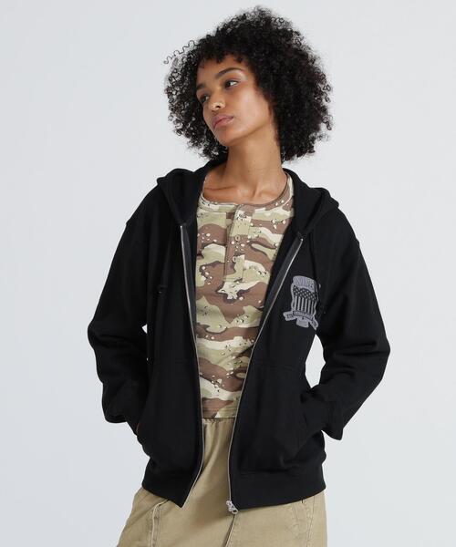 AVIREX（アヴィレックス）の「《WEB&DEPOT限定》VARSITY ZIP UP PARKA/パーカー（パーカー・メンズ・レッド系その他4/ホワイト/オリーブ系1/ブラック・S）」の10枚目の写真