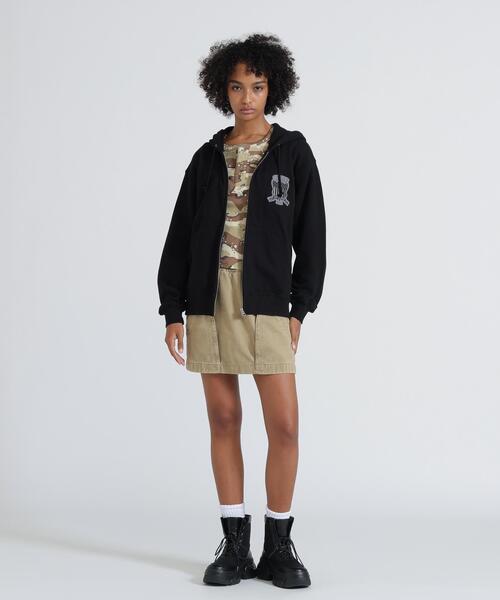 AVIREX（アヴィレックス）の「《WEB&DEPOT限定》VARSITY ZIP UP PARKA/パーカー（パーカー・メンズ・レッド系その他4/ホワイト/オリーブ系1/ブラック・S）」の13枚目の写真