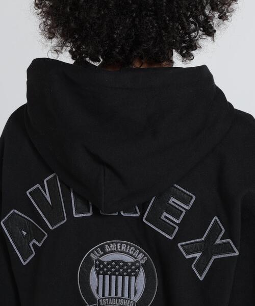 AVIREX（アヴィレックス）の「《WEB&DEPOT限定》VARSITY ZIP UP PARKA/パーカー（パーカー・メンズ・レッド系その他4/ホワイト/オリーブ系1/ブラック・S）」の22枚目の写真