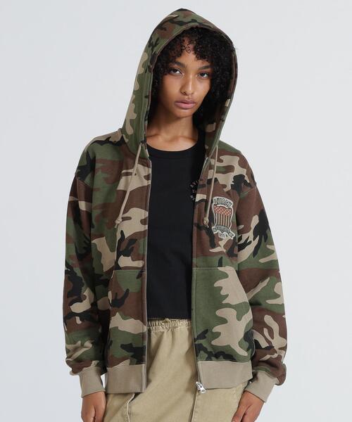 AVIREX（アヴィレックス）の「《WEB&DEPOT限定》VARSITY ZIP UP PARKA/パーカー（パーカー・メンズ・レッド系その他4/ホワイト/オリーブ系1/ブラック・S）」の3枚目の写真