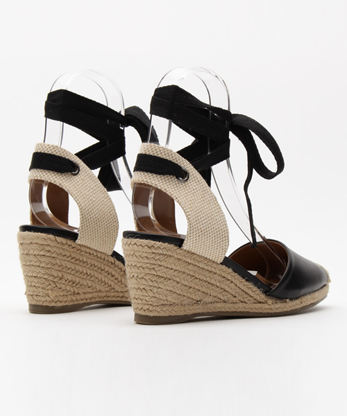 MOUSSY（マウジー）の「ESPADRILLE SANDALS（サンダル・レディース・ブラウン/ブラック・LARGE/SMALL/MEDIUM）」の5枚目の写真