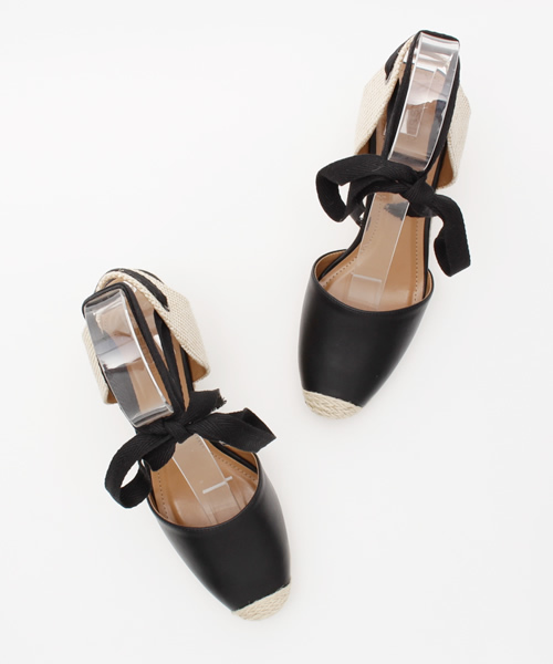 MOUSSY（マウジー）の「ESPADRILLE SANDALS（サンダル・レディース・ブラウン/ブラック・LARGE/SMALL/MEDIUM）」の6枚目の写真