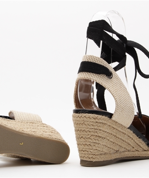 MOUSSY（マウジー）の「ESPADRILLE SANDALS（サンダル・レディース・ブラウン/ブラック・LARGE/SMALL/MEDIUM）」の10枚目の写真