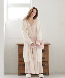 one after another NICE CLAUP | くるくるフェザーロングカーデ(カーディガン/ボレロ)