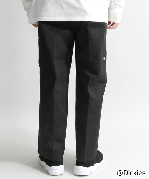 Dickies（ディッキーズ）の「∴WEGO/Dickies別注ワイドパンツ（チノパンツ・メンズ・ベージュ/ブラック・LARGE/MEDIUM）」の6枚目の写真