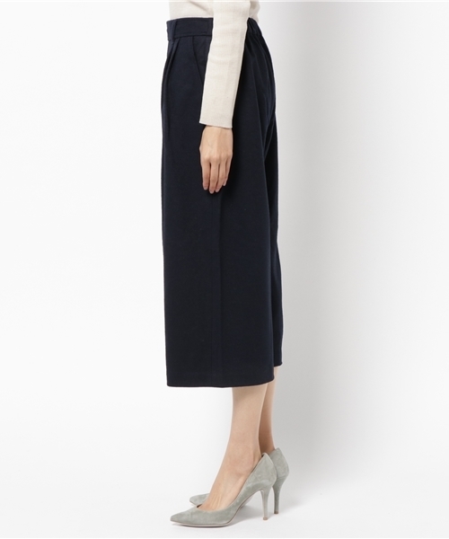 LBC（エルビーシー）の「T/Wジャージーセミワイドパンツ                （その他パンツ・レディース・ネイビー/アッシュグレー/マスタード・MEDIUM）」の5枚目の写真