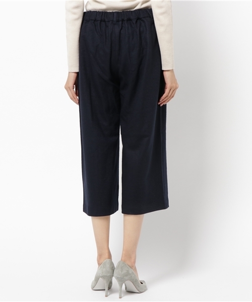 LBC（エルビーシー）の「T/Wジャージーセミワイドパンツ                （その他パンツ・レディース・ネイビー/アッシュグレー/マスタード・MEDIUM）」の6枚目の写真