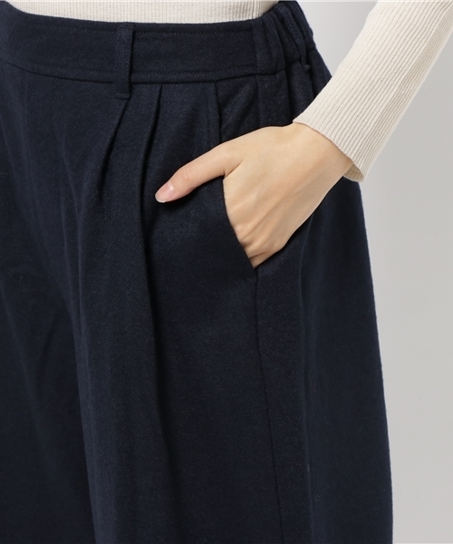 LBC（エルビーシー）の「T/Wジャージーセミワイドパンツ                （その他パンツ・レディース・ネイビー/アッシュグレー/マスタード・MEDIUM）」の9枚目の写真