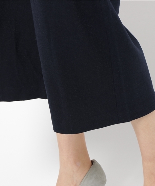 LBC（エルビーシー）の「T/Wジャージーセミワイドパンツ                （その他パンツ・レディース・ネイビー/アッシュグレー/マスタード・MEDIUM）」の10枚目の写真