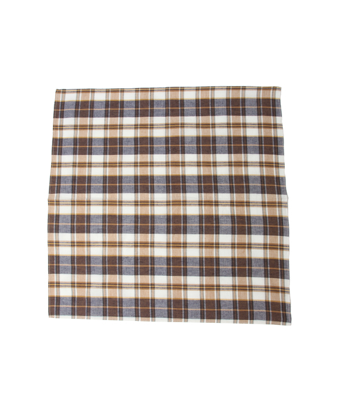 BEAMS(ビームス)の「BEAMS / マドラス ハンカチーフ(ハンカチ/ハンドタオル・メンズ・ネイビー/ダークブラウン/レッド・ONE SIZE)」の4枚目の写真