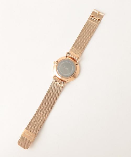 CLUSE(クルース)の「<CLUSE>メッシュ 38mmフェイスウォッチ/ピンクゴールドカラー :(アナログ腕時計・レディース・ピンク・FREE)」の4枚目の写真