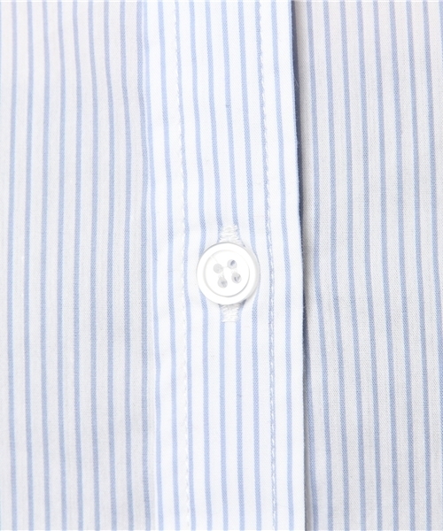 Honeys（ハニーズ）の「２ｗａｙシャツ（シャツ/ブラウス・レディース・ブルー系その他/ホワイト×ネイビー/ホワイト×ブラック/ホワイト×ブルー/ホワイト・L/M）」の14枚目の写真