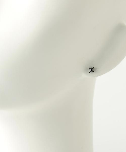 BEAUTY&YOUTH UNITED ARROWS(ビューティーアンドユースユナイテッドアローズ)の「【WEB限定】 by シルバー ピアス о(ピアス(片耳用)・メンズ・シルバー・フリー)」の5枚目の写真