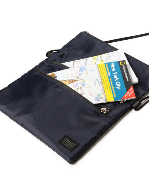 BEAMS LIGHTS(ビームスライツ)の「BEAMS LIGHTS / マルチポケットサコッシュ(ショルダーバッグ・メンズ・ブルー/ブラック/オリーブ/グレー・ONE SIZE)」の14枚目の写真