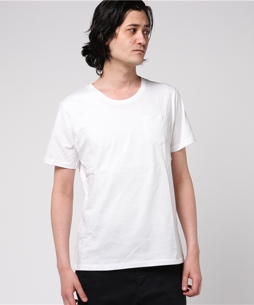 JACKROSE（ジャックローズ）の「【撥水加工･汗染み防止】PREVENTION UネックTシャツ（Tシャツ/カットソー・メンズ・ブラック/グレー/ブルー/ホワイト/ピンク・M/L/XL）」の7枚目の写真