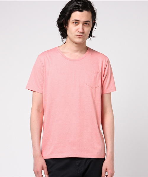 JACKROSE（ジャックローズ）の「【撥水加工･汗染み防止】PREVENTION UネックTシャツ（Tシャツ/カットソー・メンズ・ブラック/グレー/ブルー/ホワイト/ピンク・M/L/XL）」の16枚目の写真