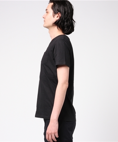 JACKROSE（ジャックローズ）の「【撥水加工･汗染み防止】PREVENTION UネックTシャツ（Tシャツ/カットソー・メンズ・ブラック/グレー/ブルー/ホワイト/ピンク・M/L/XL）」の10枚目の写真