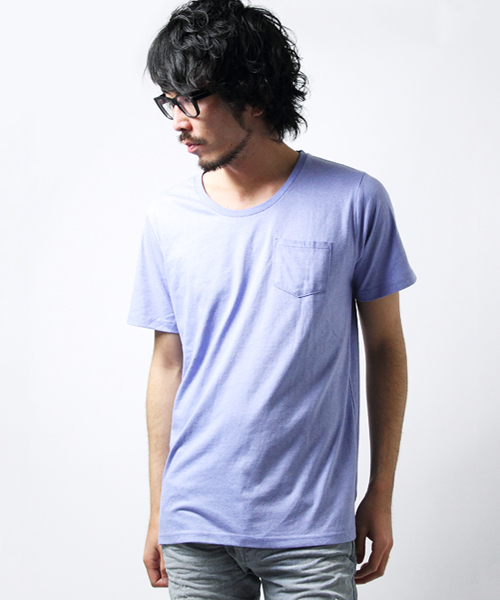 JACKROSE（ジャックローズ）の「【撥水加工･汗染み防止】PREVENTION UネックTシャツ（Tシャツ/カットソー・メンズ・ブラック/グレー/ブルー/ホワイト/ピンク・M/L/XL）」の19枚目の写真