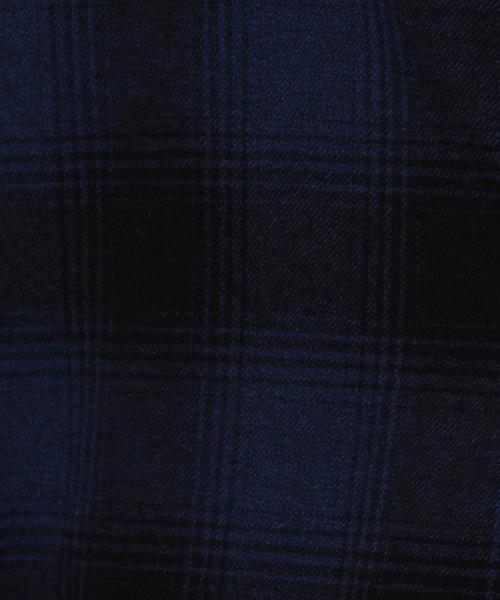 coen（コーエン）の「オンブレチェックネルシャツガウン（シャツ/ブラウス・メンズ・ネイビー/ブラック・SMALL/LARGE/MEDIUM）」の6枚目の写真