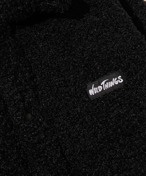 WILD THINGS(ワイルドシングス)の「WILD THINGS 別注 モンスターフリース セットアップ コーチジャケット(その他アウター・メンズ・ブラック/ブラウン系その他/パープル・MEDIUM/LARGE/SMALL)」の15枚目の写真