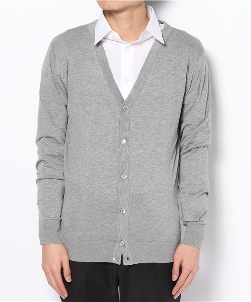 BEAMS F（ビームスエフ）の「JOHN SMEDLEY / 30ゲージカーディガン