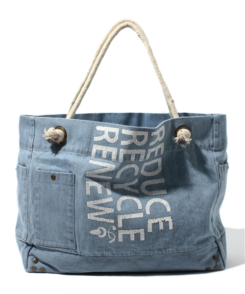 UNITED ARROWS(ユナイテッドアローズ)の「BEAU SOLEIL DENIM トート ◆(トートバッグ・レディース・ライトブルー/グレー・フリー)」の12枚目の写真